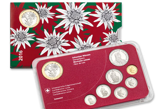 Münzsatz Edelweiss 2016